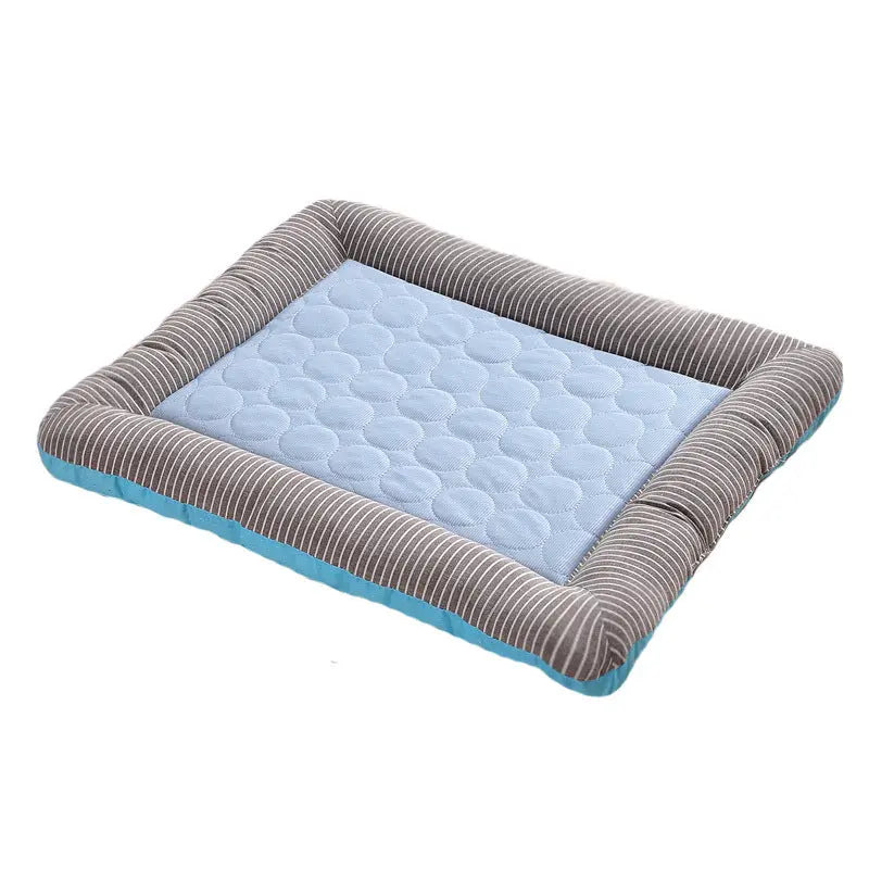 Pet Cooling Pad Bed For Dogs Cats Ice Silk Material Black Cats Store