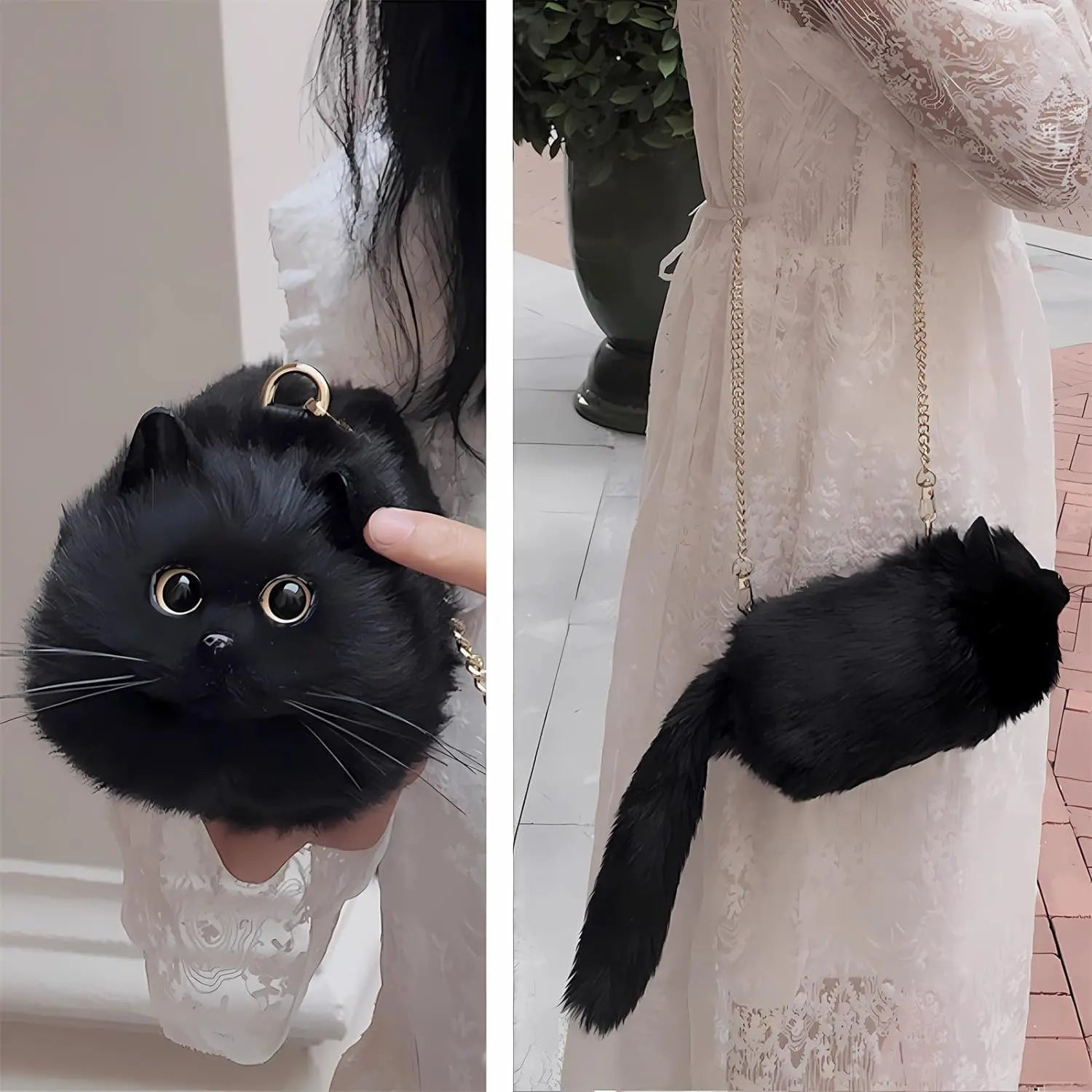 Plush Fashion Cute Cat Bag Black Cats Store