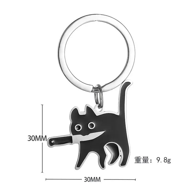 Stainless Steel Killer Cat Necklace Black Cats Store