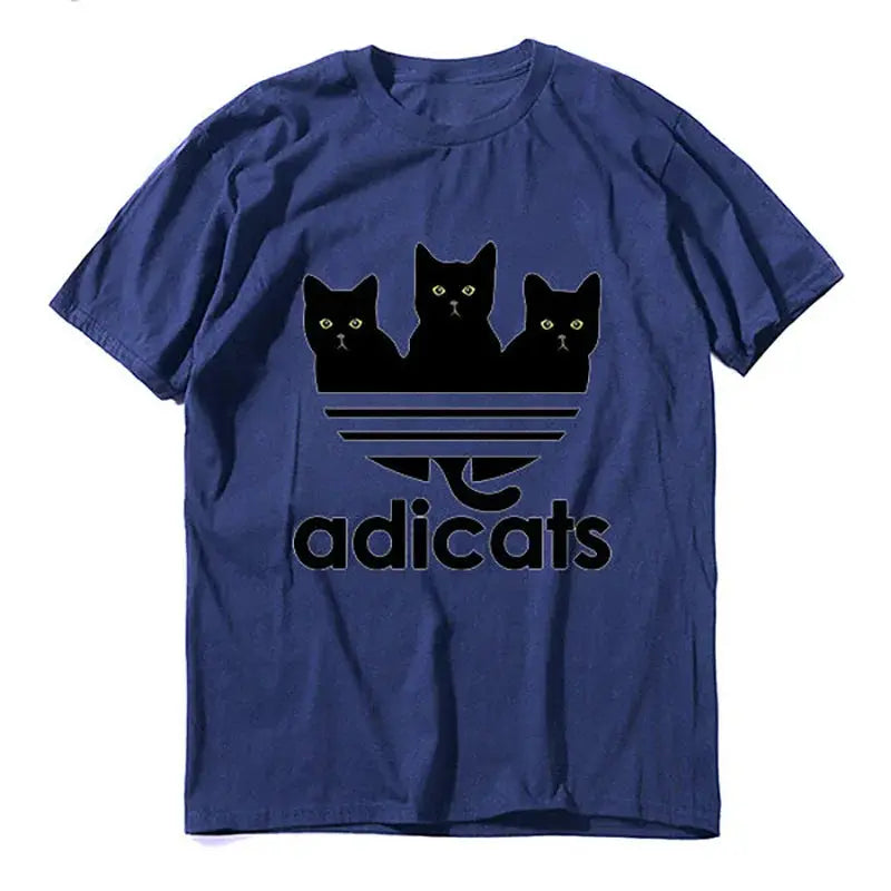 Cat Lover Fashion Style Men's Novelty T-Shirt Black Cats Store