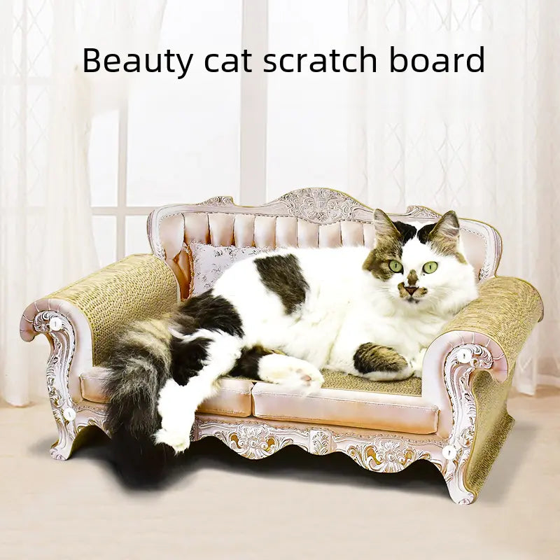 Cat scratching board, cat sofa, no crumbs, chaise longue, bed, cat nest, anti-cat scratching sofa, vertical claw grinder, cat toy Black Cats Store